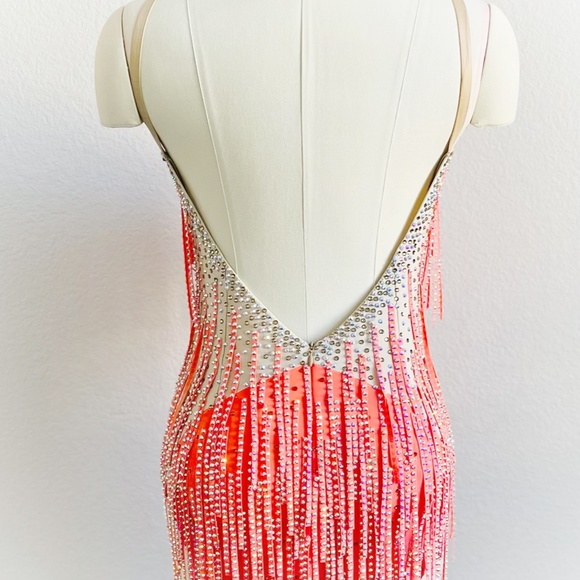 Professional Latin Competition Dress (rumba, cha cha, swing, mambo, salsa) - Picture 5 of 7